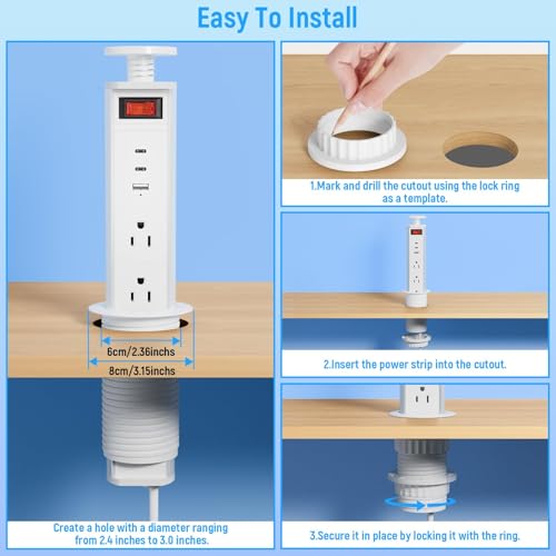 XBA Multitomas empotrable con 3 tomas y USB-C PD 20W miniatura 4