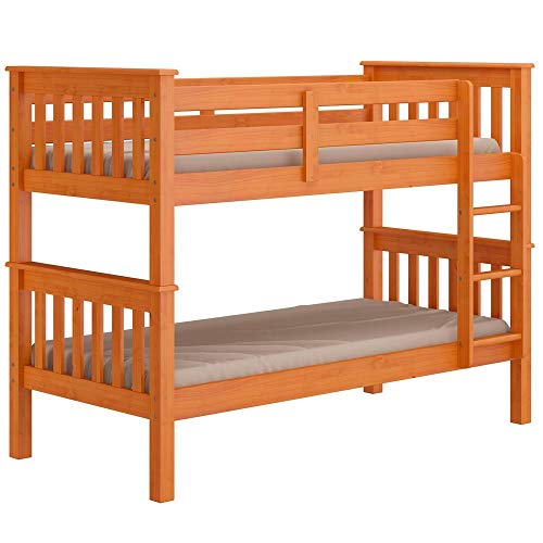 Beliche Madeira Maciça Mel Acetinado com Escada Fixa Marjorie