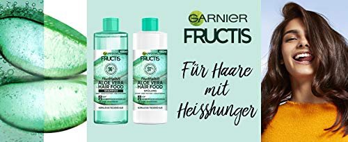 Garnier Conditioner Moisturising Aloe Vera Vegan Formula for Normal Dry Hair, Hair Food Fructis 400ml - Image 4