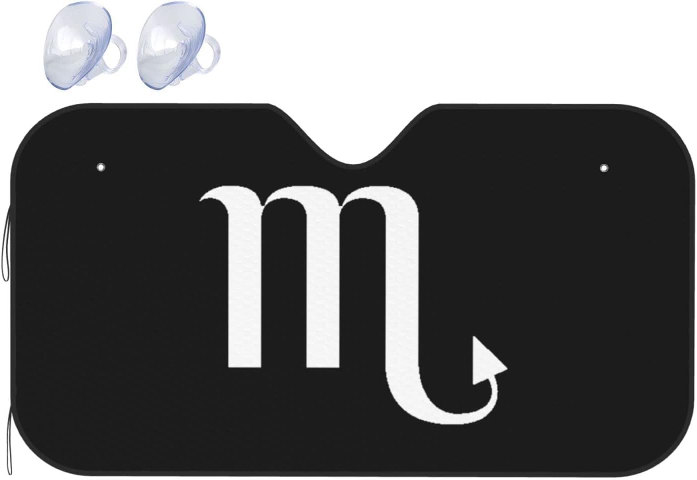 Scorpio Symbol Car Windshield Sun Shade Keep Your Vehicle Cool, for SUV Cars Trucks Universal Sun Shade