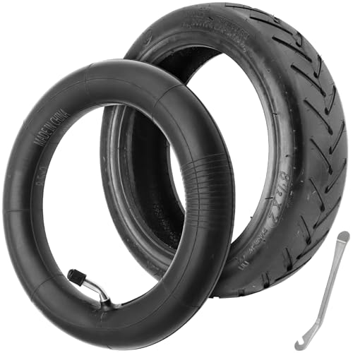Xisair 8.5 Inch Outer Tire and Inner Tubes for Electric Scooter Double Thicken Inflatable Inner Tubes Slip-resistant and Shock-absorbing Outer Tyres 8 2/1 x 2 Front/Rear Replacement Rubber Tires