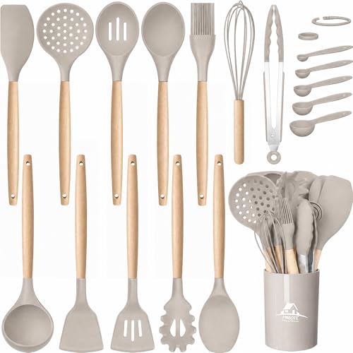 10 Best Plastic-Free Kitchen Tools Every Eco-Conscious Cook Needs 5 MIBOTE Silicone Cooking Utensils Set with Holder