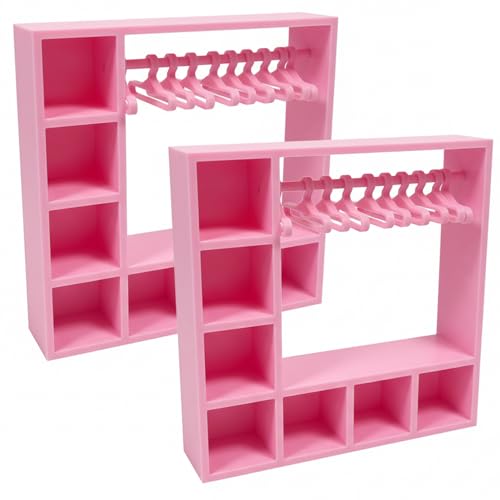 Accessoires vêtements poupée boîte de rangement armoire plusieurs niveaux
