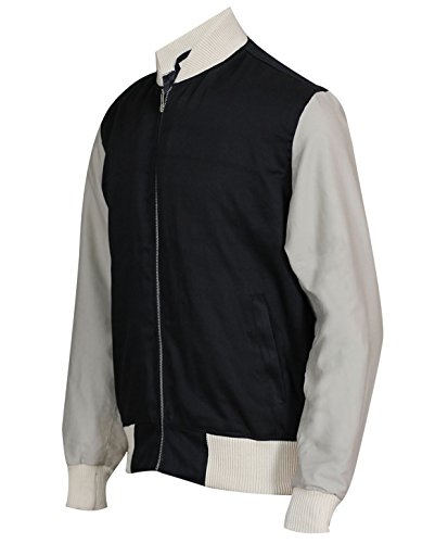 SpazeUp Letterman Jacket Men College Baseball Bomber Jacket | Wool + Faux Leather Letterman Jacket Men2
