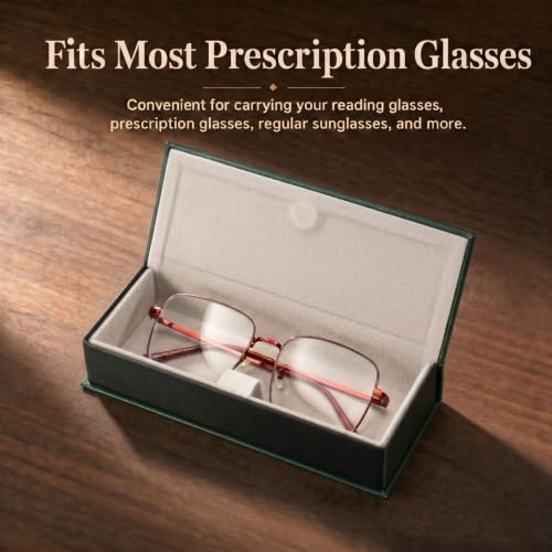 Image of Vemiss Hard Shell Eyeglass Cases, Lightweight Portable Glasses Case for Women Men