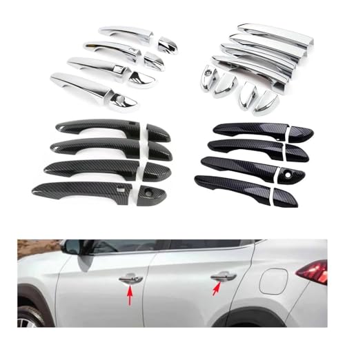 Poignées extérieures voiture plastique ABS pour protéger et masquer rayures Tucson