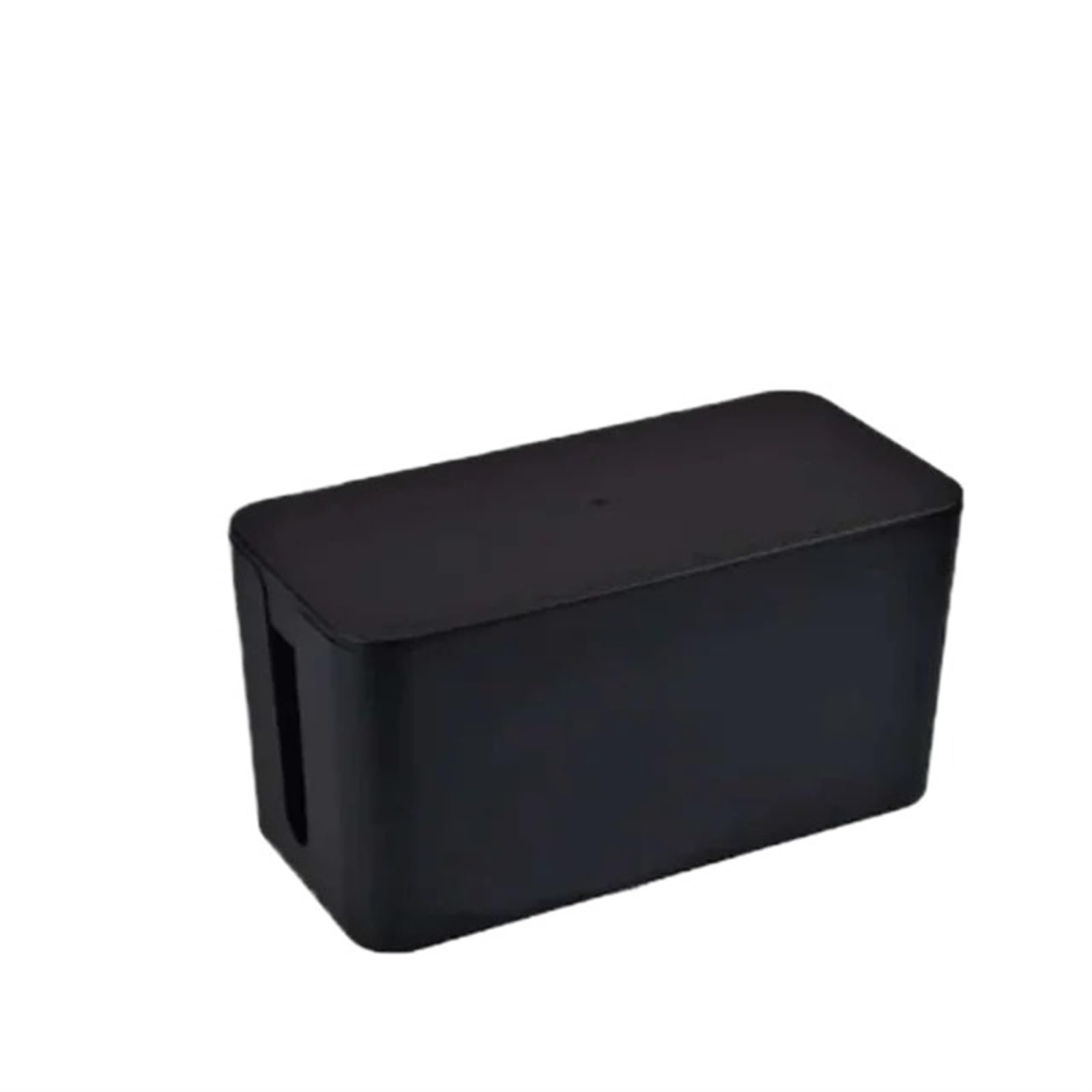 Kabelmanagement Box Kabelaufbewahrungsbox Desktop-Steckdosenleisten-Aufbewahrungsbox Staubdichte Steckdosen-Aufbewahrungsbox Home Wire Case Kabelmanagement Kabel-Organizer(Black-m)