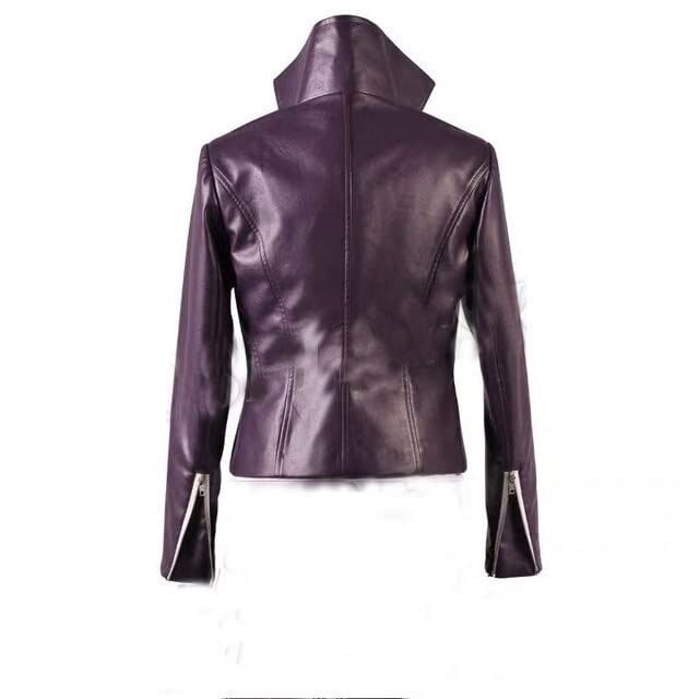 VLEAPDanganronpa Dangan-Ronpa Kyoko Kirigiri Women's Cosplay Costume Dress Set with Gloves Halloween Cosplay Costume and Fashion Wig Shirt Tie S Jacket Only