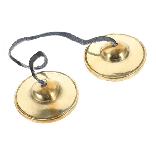 ifundom Portable Meditation Bells Handicraft Copper Bells for Yoga Sessions and Meditation Practice