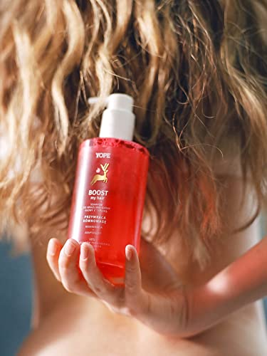 Yope Shampoo Rinforzante E Lenitivo Per Cute Sensibile | Boost My Hair Con Reishi, Tapioca E Proteine Vegetali | Naturale, Vegan, Dermatologicamente Testato | 300 Ml - 4