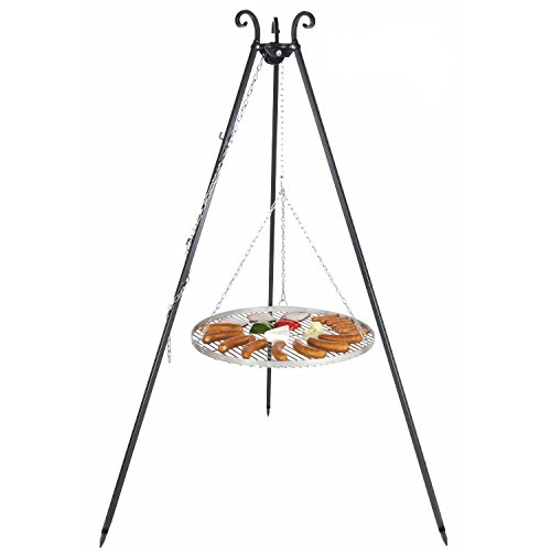 Farmcook Schwenkgrill Dreibein mit 60cm Edelstahl-Grillrost