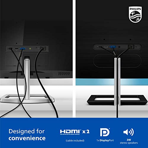 Philips 278E1A 27" Frameless Monitor, 4K Uhd Ips, 109% Srgb, Speakers, Vesa, 4Yr Advance Replacement Warranty #TOP4