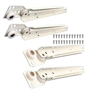 Gvrsqzid Rollenschubladenschienen 2 Paar Küchenschubladenschienen