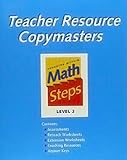 Teacher Resource Copymaster. Math Steps Level 2