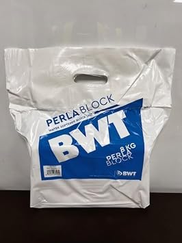BWT Water Softener Block Salt 8 kg (Set of 2 4kg Blocks Included Within Pack)