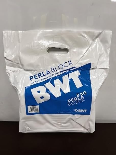 BWT Water Softener Block Salt 8 kg (Set of 2 4kg Blocks Included Within Pack)
