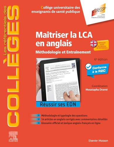 Maîtriser la LCA en anglais: Méthodologie et entraînement - Réussir ses EDN
