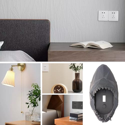 Cubierta de luz para pared y placa de interruptor eléctrica multiusos de interior 5
