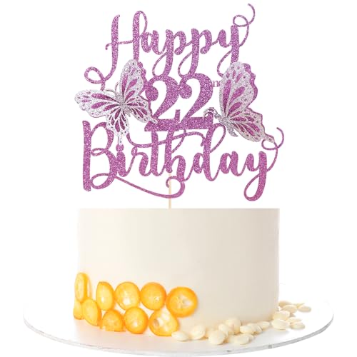 Kaoenla Butterfly 3D Birthday Topper