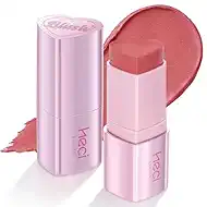 HECI BEAUTY Blush Stick for Cheeks, Cream-to-Powder Blush, Heart Shape Makeup with Soft Shimmer, Buildable Korean Style & Long-Lasting, Easy Blend, Lightweight, ROSEWOOD, 0.25 oz