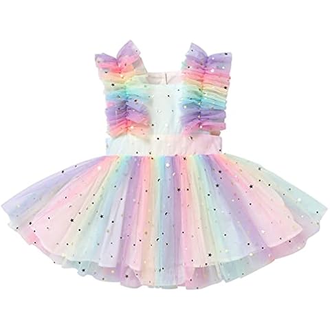 Cake Smash Rainbow Tutu Romper Dress Cover