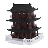 Artisanat durable : fabriqué de experte avec des détails complexes, cet ornement est conçu pour durer, conservant son charme et sa couleur au fil du temps, ornement de bureau décoratif, décor de pavillon d'aquarium