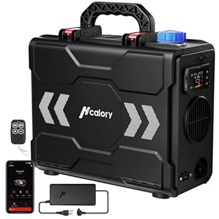 8KW Diesel Heater, All in One 6L Toolbox 2S Portable Parking Diesel Air Heater 110/12/24V with App Control, Automatic Start and Stop, Altitude Mode Functions for RV Garage Camper Fishing 2025 Upgraded