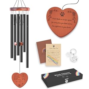 Four Angels WC2 Hunde-Gedenk-Windspiel Set