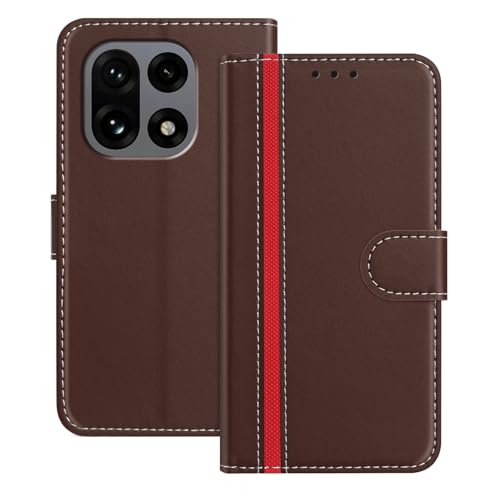 CYXHCJYH OnePlus 15�Ή� �X�g���C�v���U�[�E�H���b�g�t�H���J�o�[ �J�[�h�z���_�[�X���b�g3�t�� �L�b�N�X�^���h �ϏՌ��P�[�X OnePlus 15-�u���E��