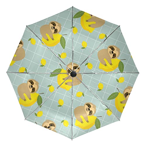Parapluie automatique incassable Vnurnrn protection UV et pliable