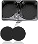 2 Pcs Car Cup Holder Coaster, PVC Car Coaster Car Interior Accessories, Universal Auto Anti Slip Cup Holder Insert Coaster, Suitable for Most Car Interior (Black)