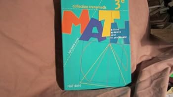 Hardcover MATH 3E PROF EDITION SPECIALE [French] Book