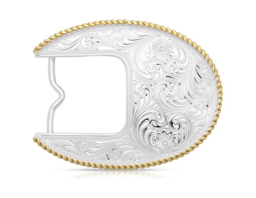 Montana Silversmiths Elevated Classic Oval Belt Buckle - 51510NF