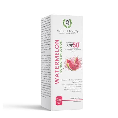 Image of AMITIE LE BEAUTY WATERMELON SUNSCREEN SPF 50++ 100ML
