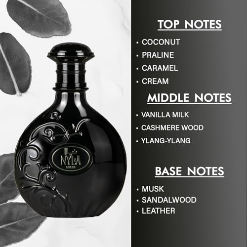 Image of Arabiyat Prestige Nyla Suede EDP 80ml - for Men & Women | Unisex Sweet Gourmand Fragrance with Caramel, Vanilla, Musk & Leather