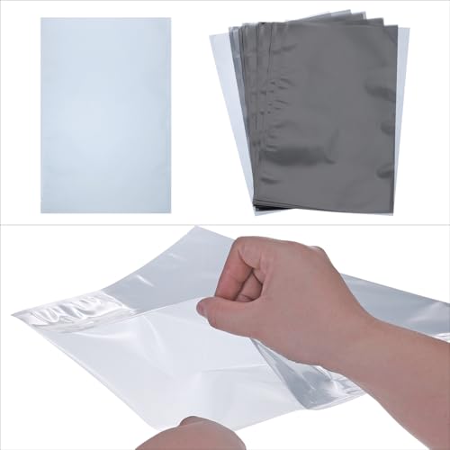 Image of MECCANIXITY 20Pcs Anti Static Bags ESD Shielding Bag Flat Open Top Anti Static Bag for Electronic Devices9x13 Inch(230x330mm)