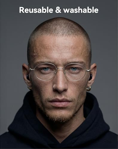 Image of 45dB Ear Plugs for Sleeping Noise Cancelling Portable Case with Lanyard Black