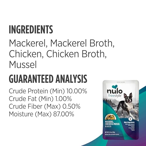 Image of Nulo Freestyle Variety Flavor Real Meat Grain-Free Premium Puppy & Dog Food Topper, 2.8 Ounce (Pack of 60)