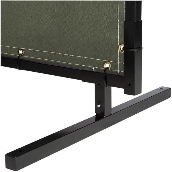 Welding Screen-Vinyl, 6 ft. W., 6 ft. H., 12 oz/sq yd, 350 Degrees F Withstand Temp., With Grommet-G2724626