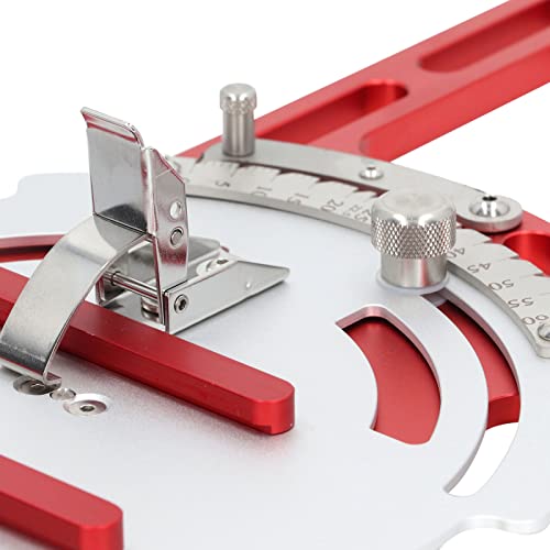 Metal Square Guide Rail, 0 to 60° Angle Arbitrary Adjustable Aluminum Alloy Stainless Steel Electric Saw Track Rail - Image 3