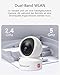 VSTARCAM 5G Überwachungskamera Innen - 2K QHD, 360° Dual-Band WLAN Indoor Hundekamera mit APP, Automatische Verfolgung, 2-Wege-Audio, Bewegungserkennung, Farb-Nachtsicht zu 9m, bis zu 256 GB Speicher1