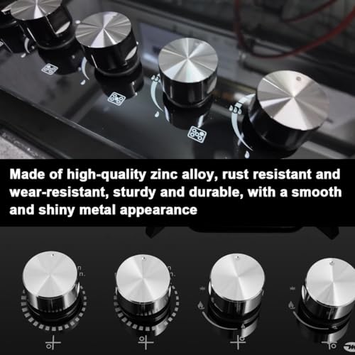 DOKRIN Pièces et accessoires pour tables de cuisson,Six boutons de four, boutons de cuisinière à gaz de 6 mm, adaptés aux fours, plaques de cuisson et tables de cuisson. – vue 5