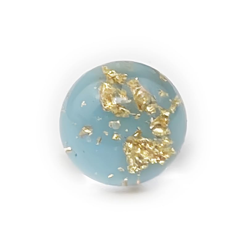 bottoni, Bottoni Con Perle In Resina Gambo Da 10 Mm In Lamina D'Oro, Confezione 50 Multicolori for La Lavorazione Di Stoffe(Pink)