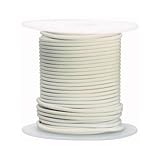 Coleman Cable 16-100-17 Primary Wire, 16-Gauge 100-Feet Bulk Spool, White