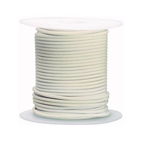 Coleman Cable 16-100-17 Primary Wire, 16-Gauge 100-Feet Bulk Spool, White