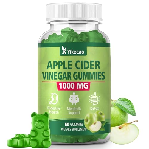 Apple Cider Vinegar Gummies, 1000mg ACV Gummies with The Mother