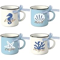 Blue Beach Mini Coffee Mug Set of 4 only .49: eDeal Info