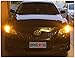 BRISHINE 4-Pack Super Bright 7443 7440 992 T20 7444NA LED Bulbs Amber Yellow 9-30V Non-Polarity 24-SMD LED Chipsets with Projector for Turn Signal Lights, Side Marker Lights