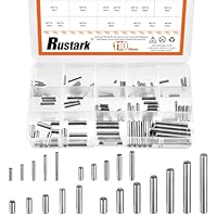 Rustark 304 Edelstahl Dübelbolzen Zylindrische Regalstütze Peg Pin Rod Fast-Elemente Sortiment Kit (22 sizes)