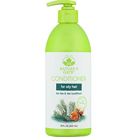 Nature's Gate Tea Tree + Buckthorn Calming Conditioner 18 oz (Pack of 4) Cover